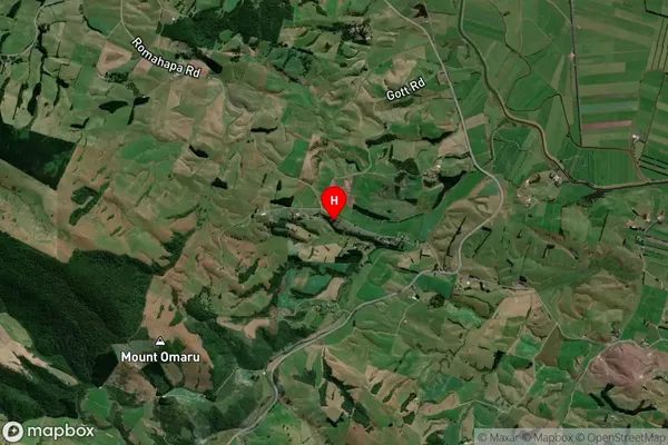 Romahapa,Otago Satellite Map