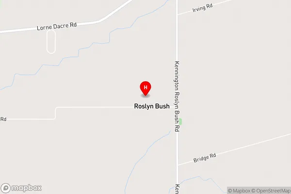 Roslyn Bush,Southland Area Map