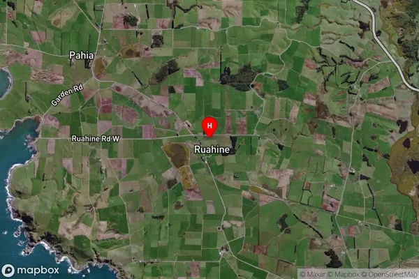 Ruahine,Southland Satellite Map