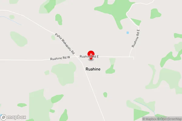 Ruahine,Southland Area Map