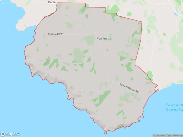 Ruahine, Southland Polygon Area Map