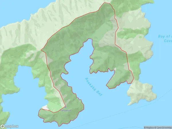 Ruakaka Bay, Marlborough Polygon Area Map