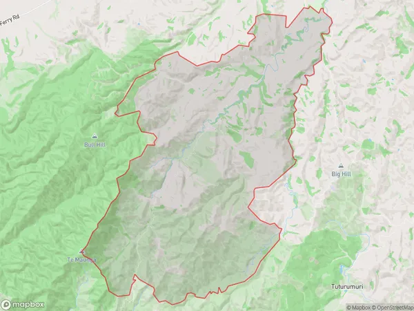 Ruakokoputuna, Wellington Polygon Area Map