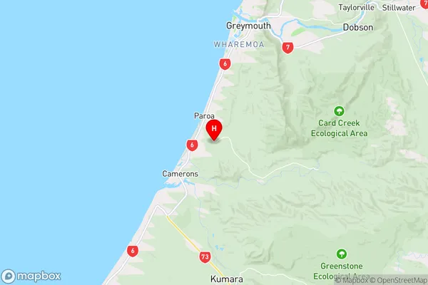 Rutherglen,West Coast Region Map