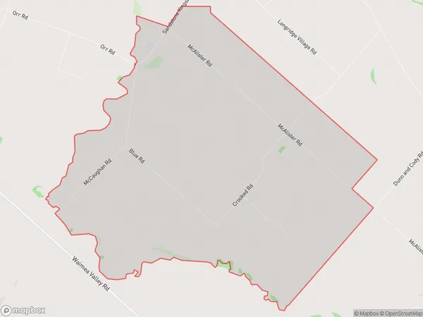 Sandstone, Southland Polygon Area Map