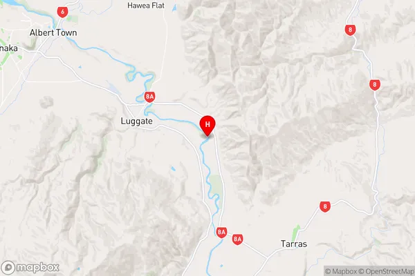 Sandy Point,Otago Region Map