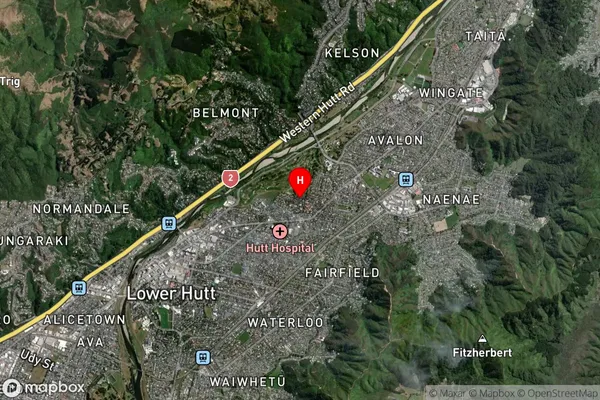 Boulcott,Wellington Satellite Map