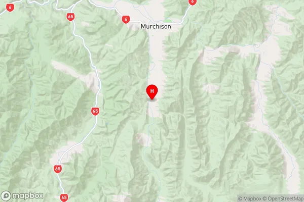 Six Mile,Tasman Region Map