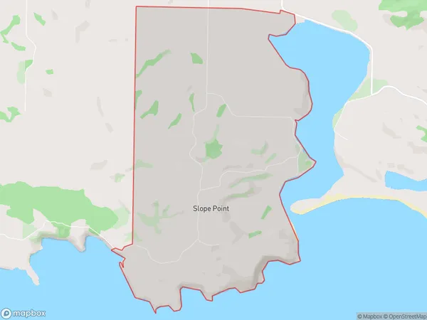 Slope Point, Southland Polygon Area Map