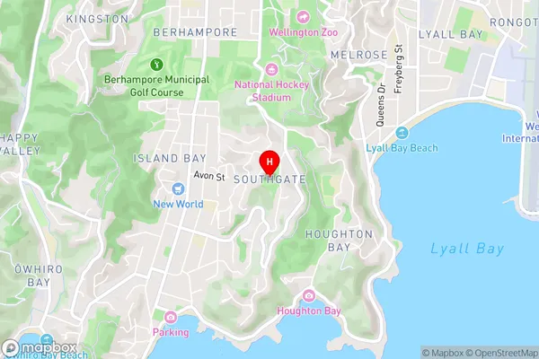 Southgate,Wellington Area Map