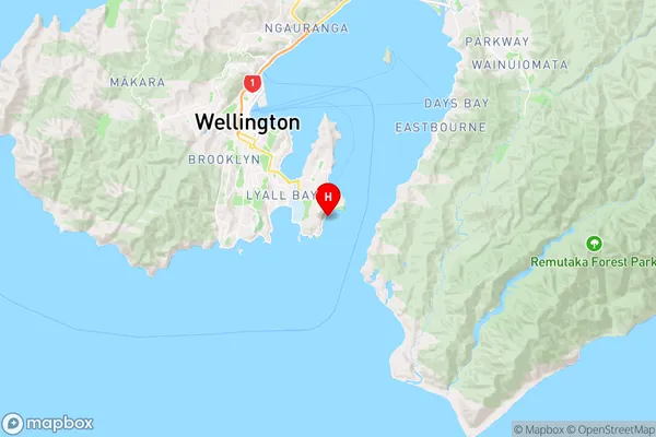 Breaker Bay,Wellington Region Map