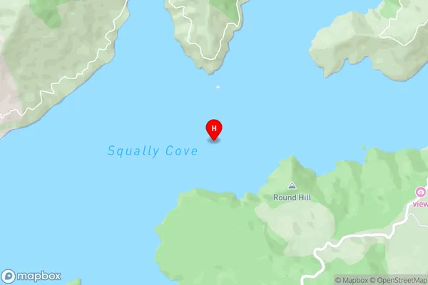 Squally Cove,Marlborough Area Map