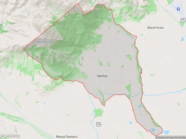 ZipCode 7771 Map for Staveley