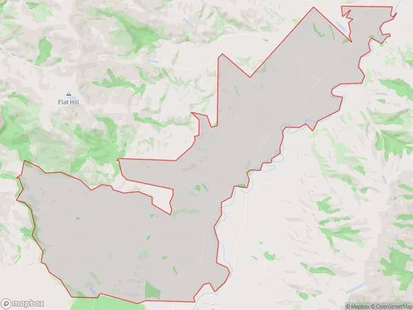 Steeple Burn, Southland Polygon Area Map