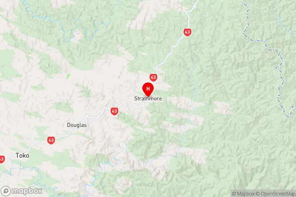 Strathmore,Taranaki Region Map