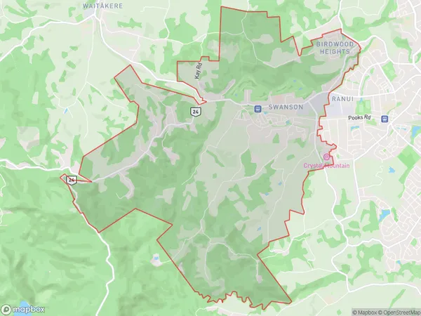 ZipCode 0816 Map for Swanson