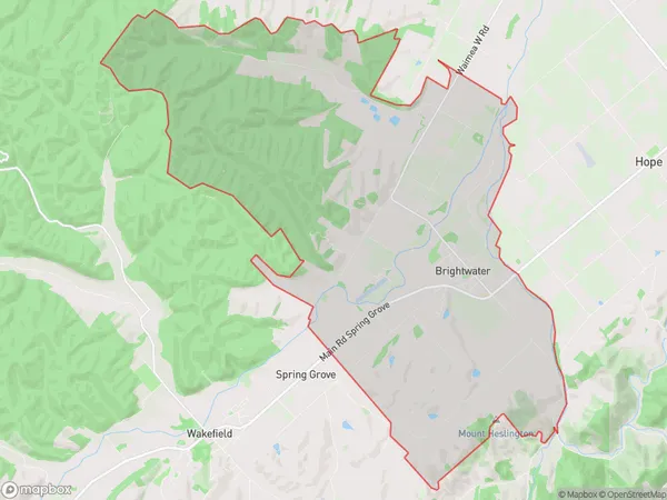 Brightwater, Tasman Polygon Area Map