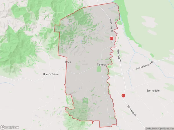 ZipCode 3373 Map for Tahuna