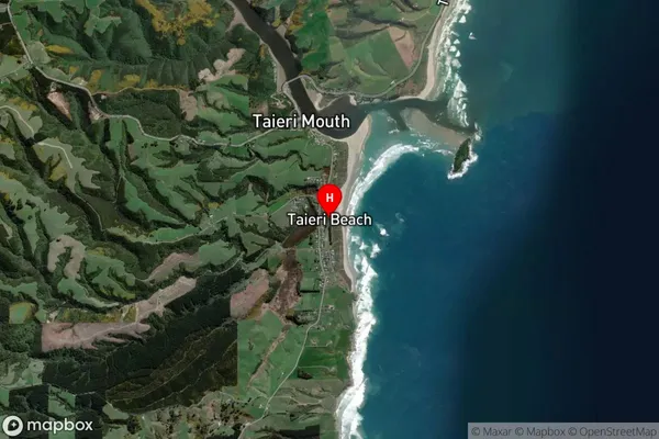 Taieri Beach,Otago Satellite Map