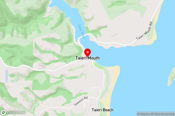 Taieri Mouth,Otago Area Map