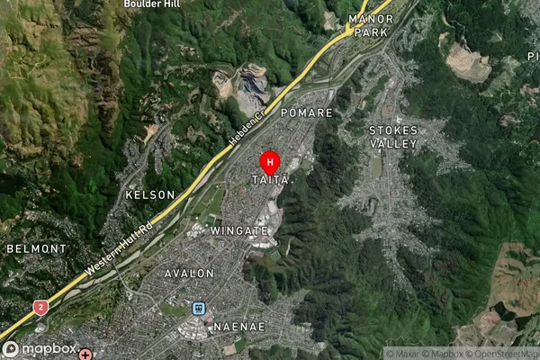 Taita,Wellington Satellite Map