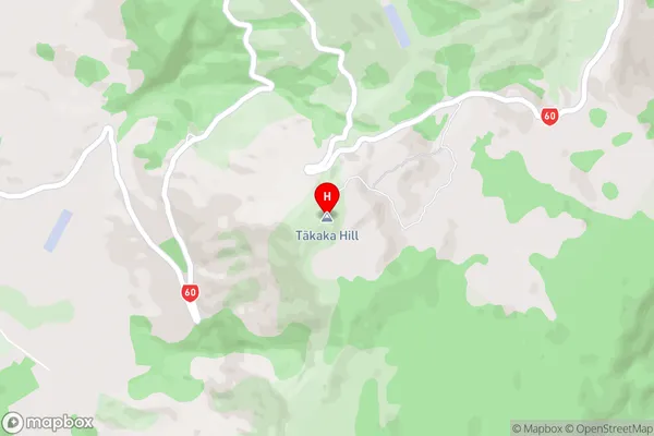 Takaka Hill,Tasman Area Map