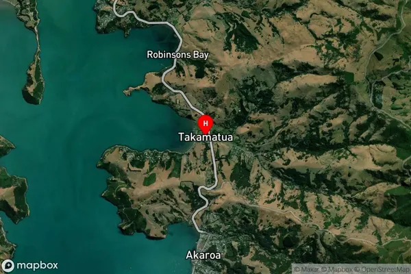 Takamatua,Canterbury Satellite Map