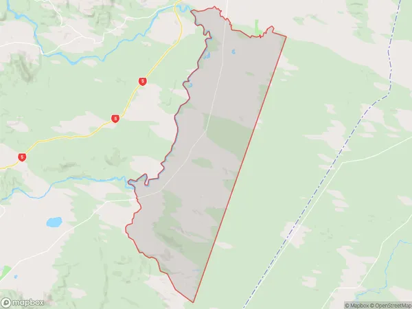 Broadlands, Waikato Polygon Area Map