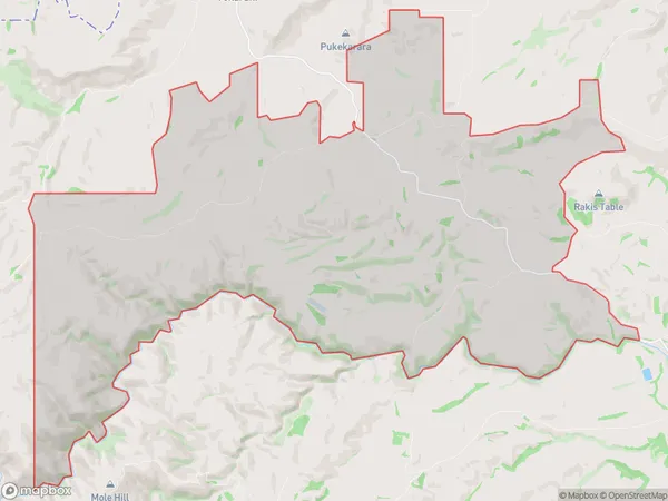 Tapui, Otago Polygon Area Map