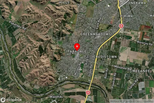 Taradale,Hawke's Bay Satellite Map