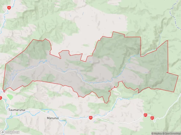 Taringamotu, Manawatu-Wanganui Polygon Area Map