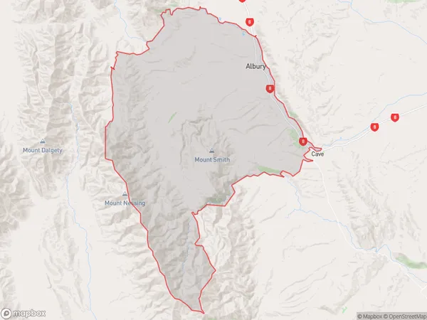 ZipCode 7984 Map for Albury