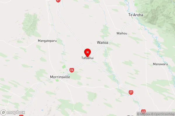 Tatuanui,Waikato Region Map