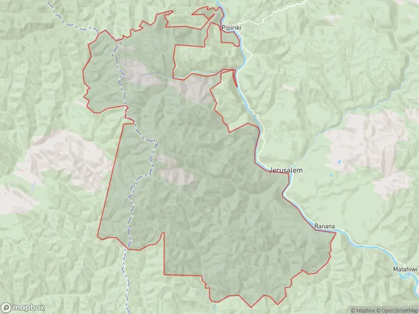 Taunoka, Manawatu-Wanganui Polygon Area Map
