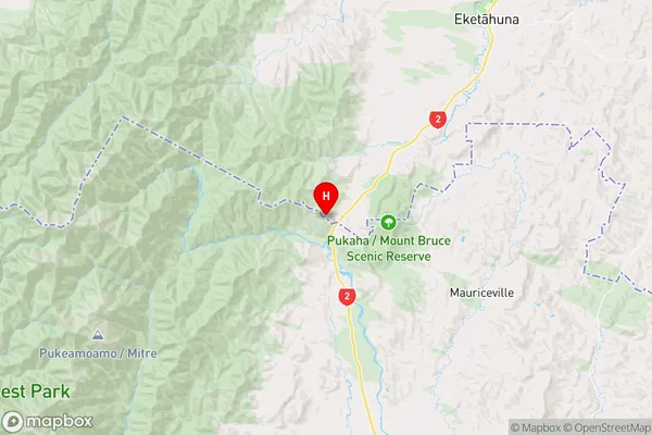 Tawera,Wellington Region Map