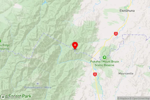 Tawhero,Wellington Region Map