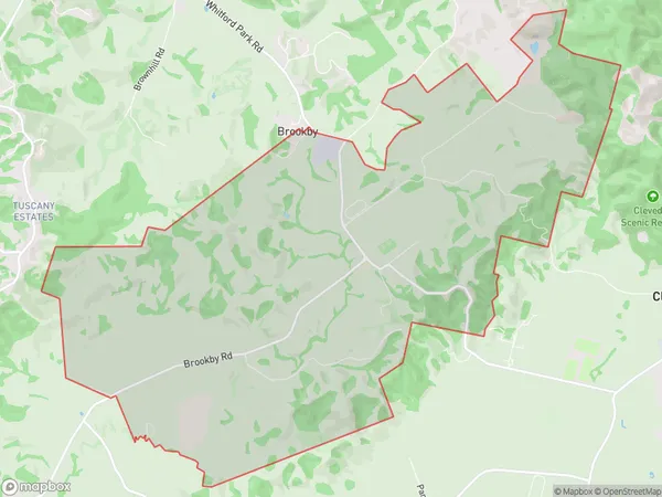 ZipCode 2576 Map for Brookby