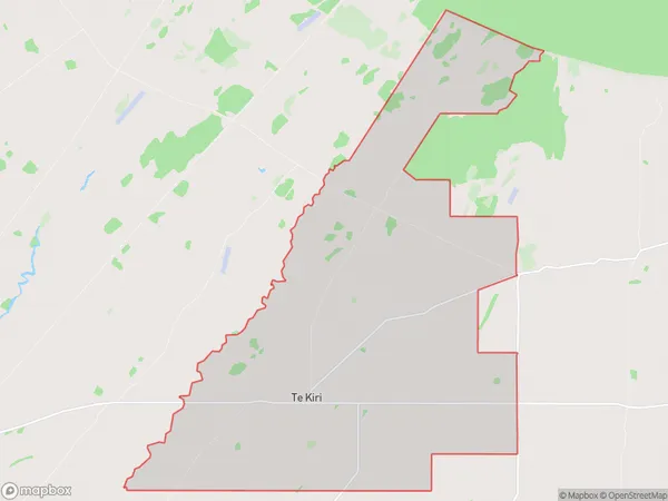 Te Kiri, Taranaki Polygon Area Map