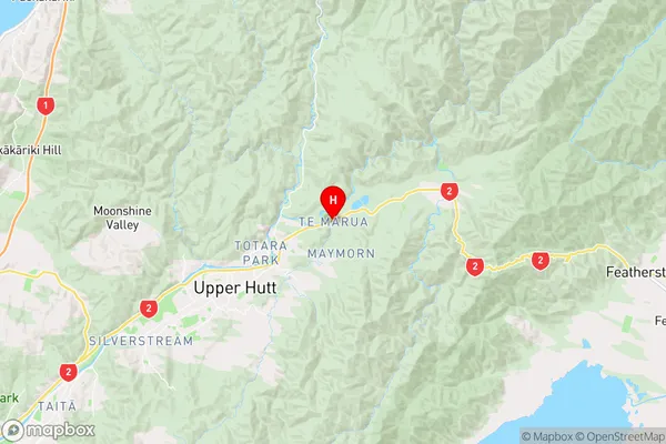 Te Marua,Wellington Region Map