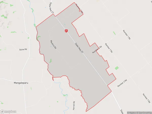 ZipCode 3374 Map for Te Puninga