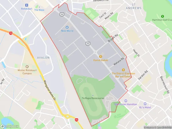 ZipCode 3241 Map for Te Rapa