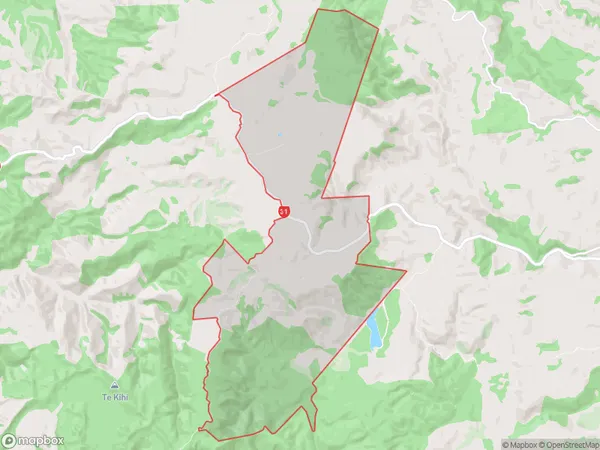 Te Rauamoa, Waikato Polygon Area Map