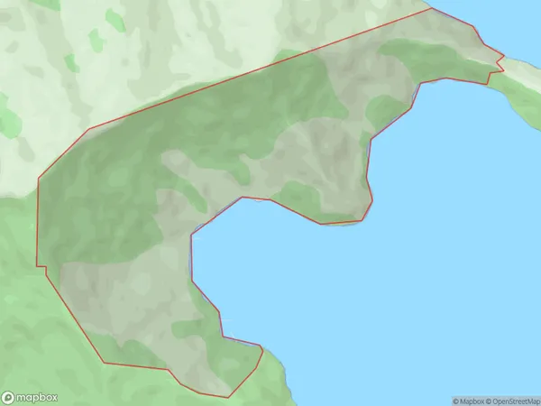 Te Rawa,  Polygon Area Map