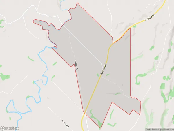 Te Roti, Taranaki Polygon Area Map