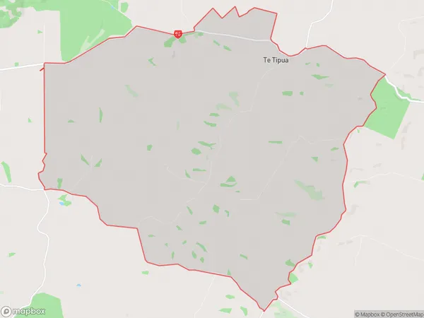 Te Tipua, Southland Polygon Area Map