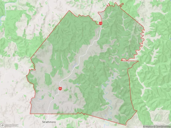 Te Wera, Taranaki Polygon Area Map