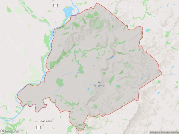 Te Whiti, Southland Polygon Area Map