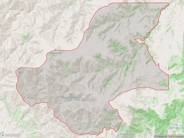 The Dasher, Otago Polygon Area Map