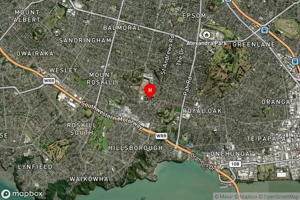 Three Kings,Auckland Satellite Map