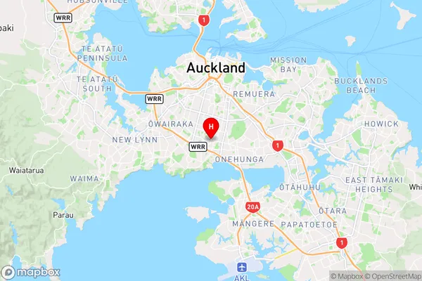 Three Kings,Auckland Region Map